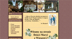 Desktop Screenshot of marianki.wieszowa.pl