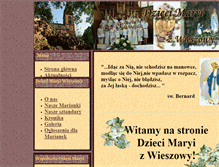 Tablet Screenshot of marianki.wieszowa.pl